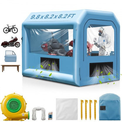 VEVOR Inflatable Paint Booth - Select Your Configuration - CQSPQFLSKCGLKNDD2V1 - view 1