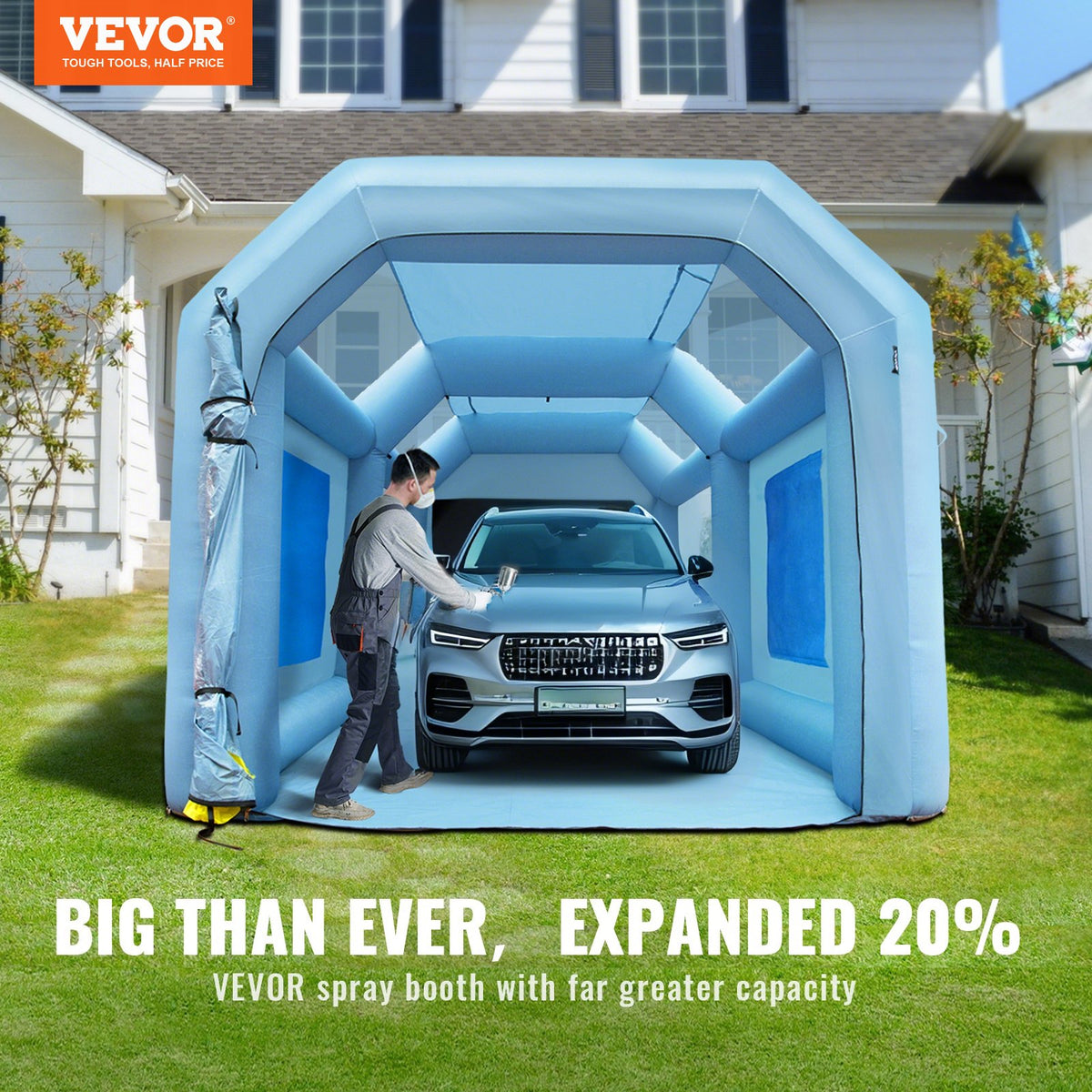 VEVOR Inflatable Paint Booth - Select Your Configuration - CQSPQFLSS2010Y97FV1 - view 2
