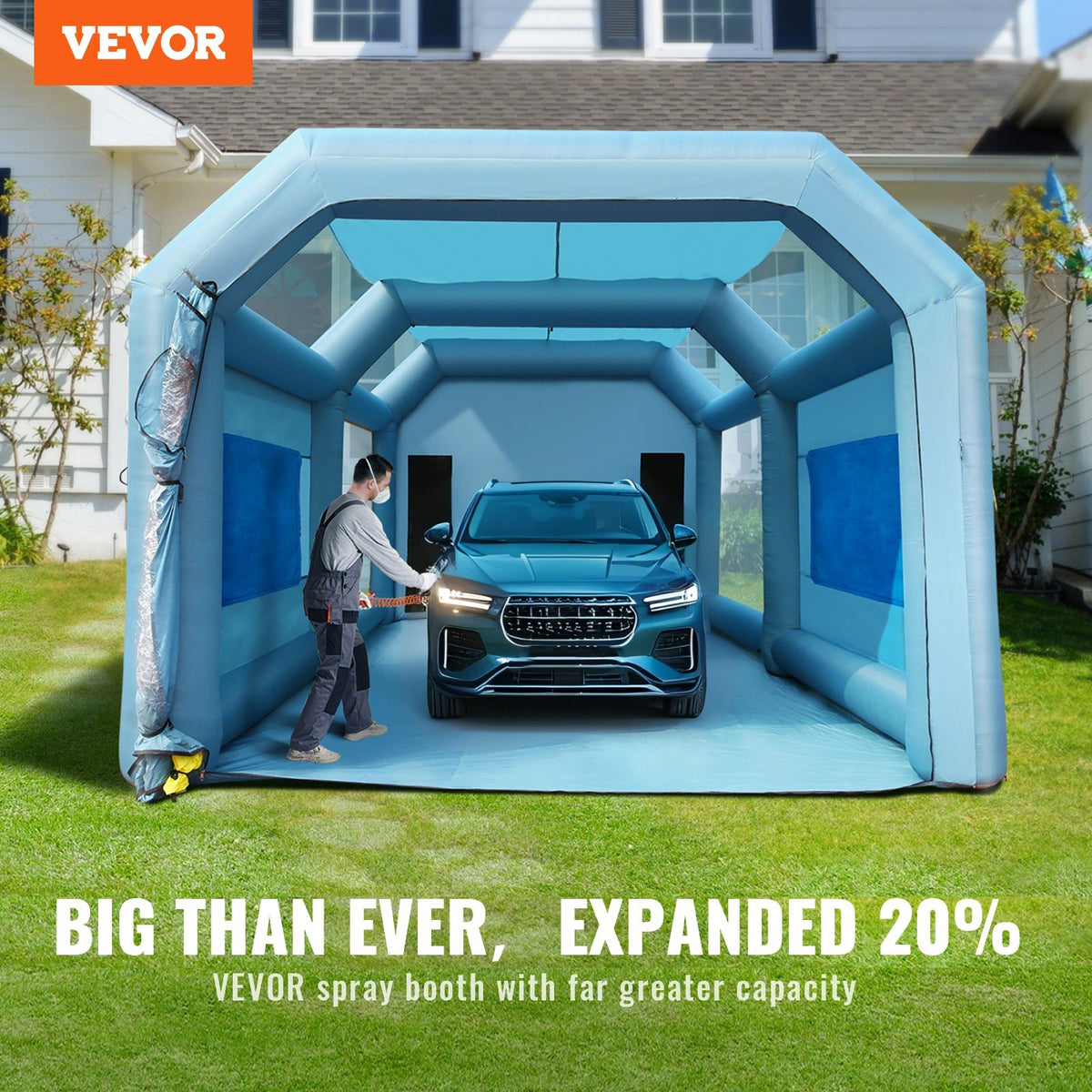 VEVOR Inflatable Paint Booth - Select Your Configuration - CQSPQFLSS2313PQNXV1 - view 2