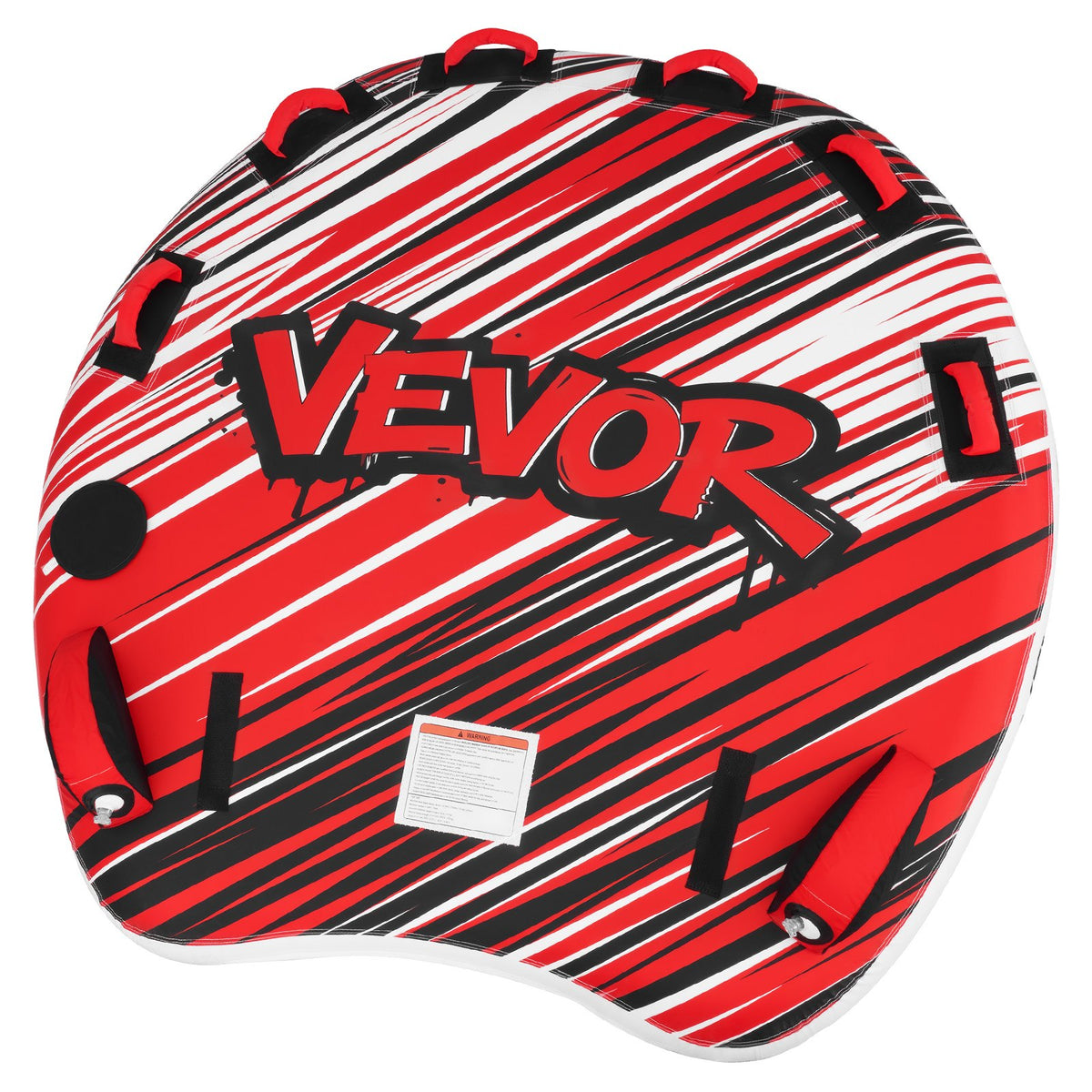 VEVOR Towable Tube for Boating, 3 Riders Inflatable Boat Tubes and Towables, 510 lbs Capacity Water Sport Towable Tube for Boat to Pull - with Fins, Full Nylon Cover, Padded Handles & Safety Valve - CQTL3PDDX3RH9FY22001V0 - view 1