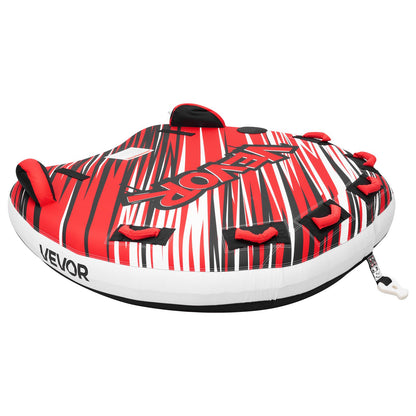 VEVOR Towable Tube for Boating, 3 Riders Inflatable Boat Tubes and Towables, 510 lbs Capacity Water Sport Towable Tube for Boat to Pull - with Fins, Full Nylon Cover, Padded Handles & Safety Valve - CQTL3PDDX3RH9FY22001V0 - view 10