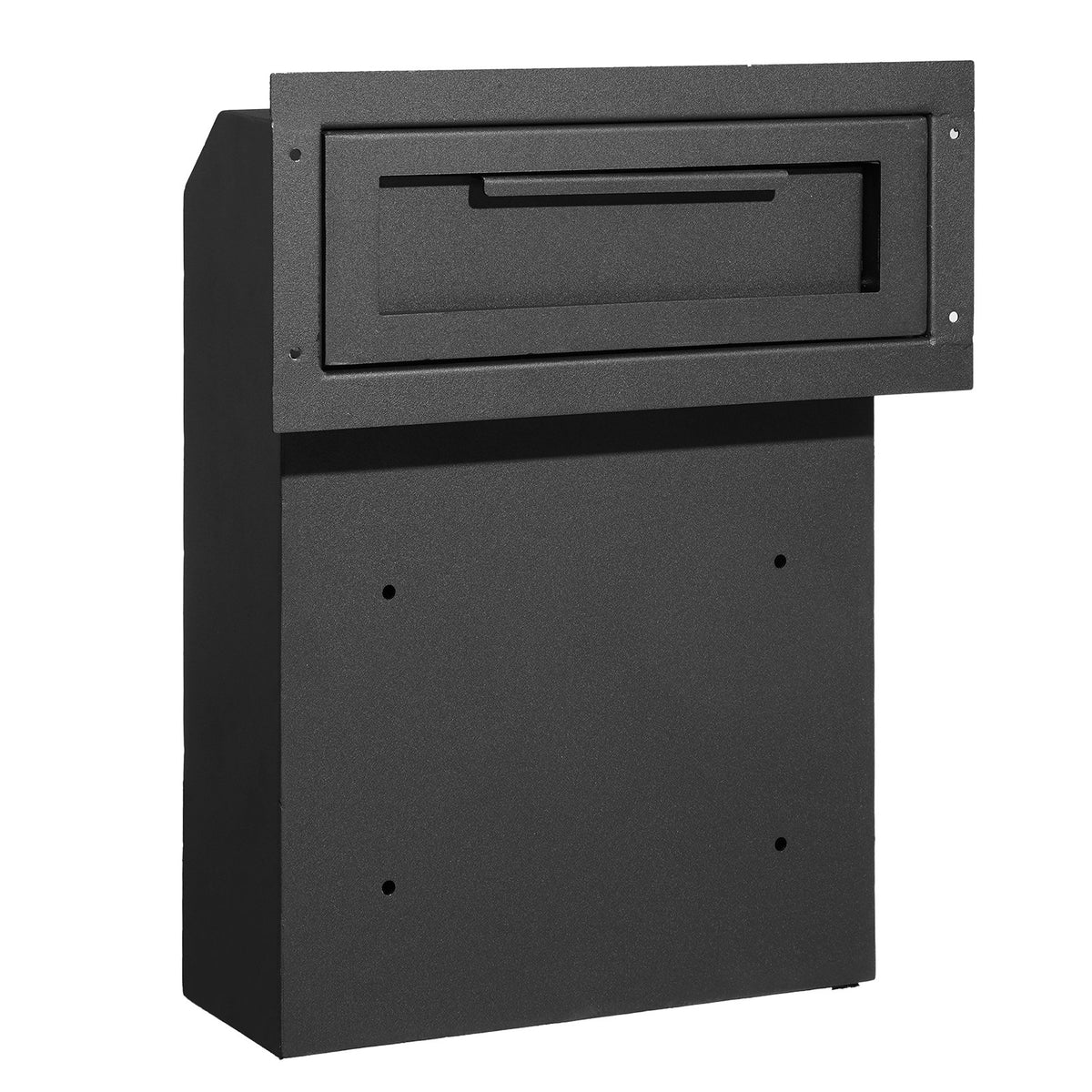 VEVOR Through The Door Key Drop Box, Heavy Duty Steel Through the Door Mailbox with 1.8" 12" Key Lock, 12x6x16" Mail Drop Box, Black - CQXBX12616INYUG59V0 - view 10