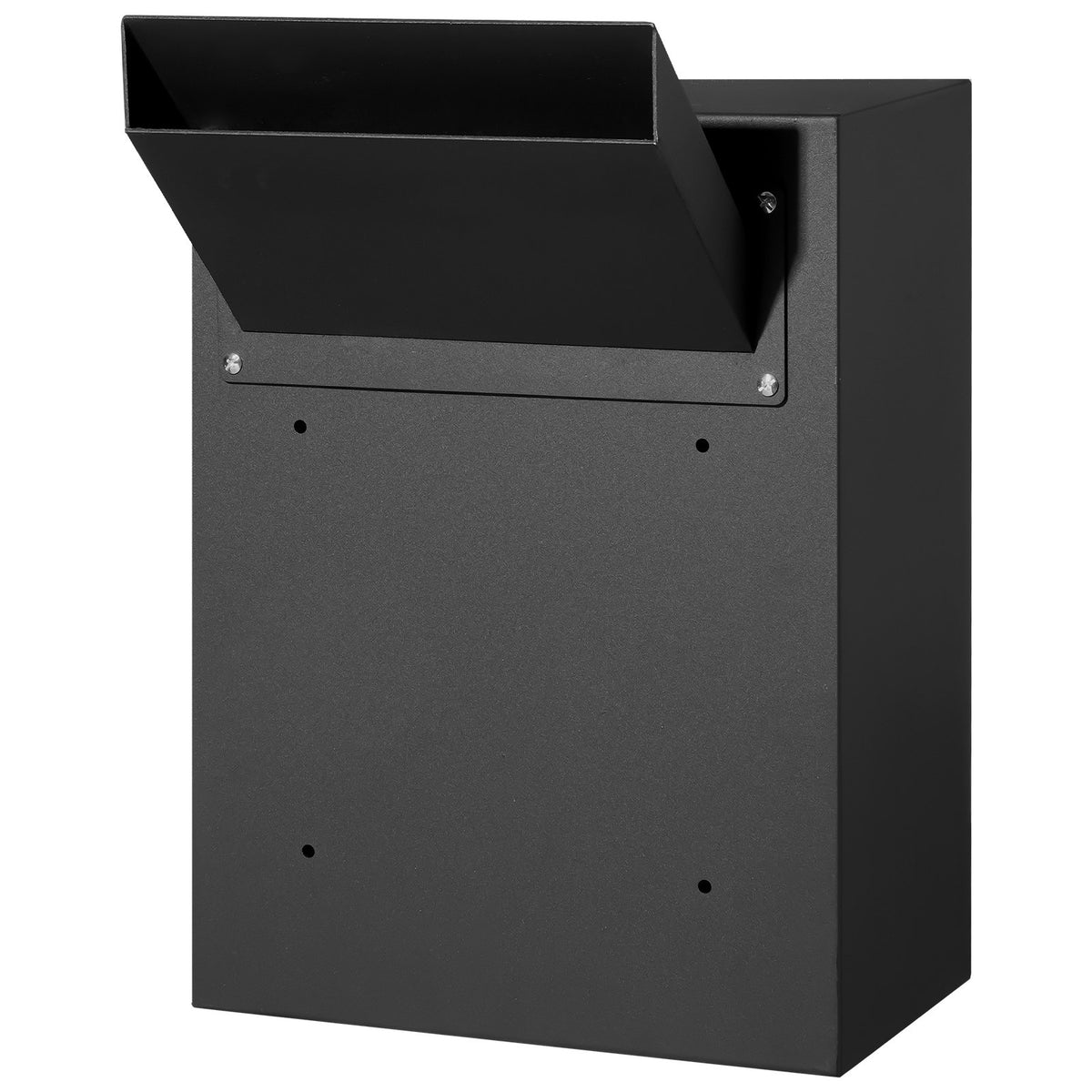 VEVOR Through The Wall Drop Box, Heavy Duty Steel Through the Wall Mailbox with 2.8-7.9" 13" Combination Lock, 13x7x17" Mail Drop Box, Black - CQXBX13717IN9YIN4V0 - view 10