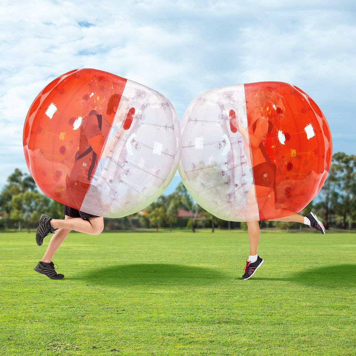 VEVOR Inflatable Bumper Ball 1-Pack, 5FT/1.5M Body Sumo Zorb Balls for Teen & Adult, 0.8mm Thick PVC Human Hamster Bubble Balls for Outdoor Team Gaming Play, Bumper Bopper Toys for Garden, Yard, Park - CRKCQPPQZJ5Y74IFGV0 - view 9