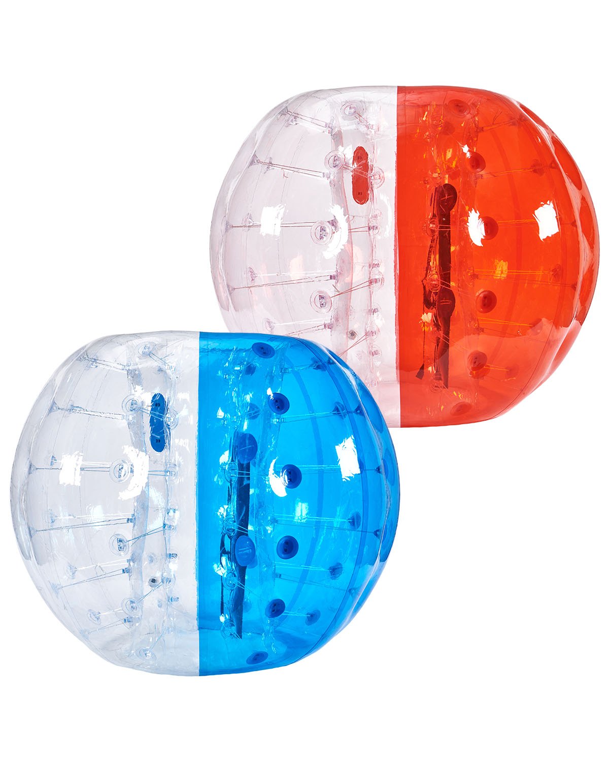 VEVOR Inflatable Bumper Balls 2-Pack, 5FT/1.5M Body Sumo Zorb Balls for Teen & Adult, 0.8mm Thick PVC Human Hamster Bubble Balls for Outdoor Team Gaming Play, Bumper Bopper Toys for Garden, Yard, Park - CRKCQPPQZJ5YVC2VZV0 - view 1