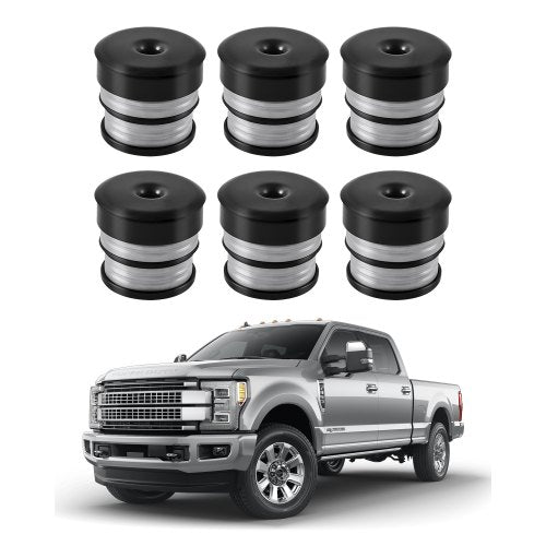 VEVOR Body Mount Bushing Kit, Compatible with 2008-2016 F250 F350 Super Duty, 48 PCS Silicone Body Mount Kit, Quick Replacement, Durable Components for Improving Bumpy Driving Performance, Gray - CSAZCTTJGJ201RFUO001V0 - view 2