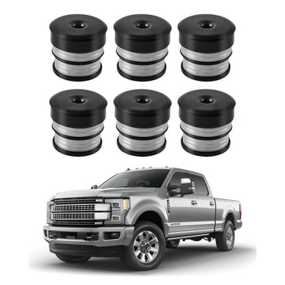 VEVOR Body Mount Bushing Kit, Compatible with 2008-2016 F250 F350 Super Duty, 48 PCS Silicone Body Mount Kit, Quick Replacement, Durable Components for Improving Bumpy Driving Performance, Gray - CSAZCTTJGJ201RFUO001V0 - view 2