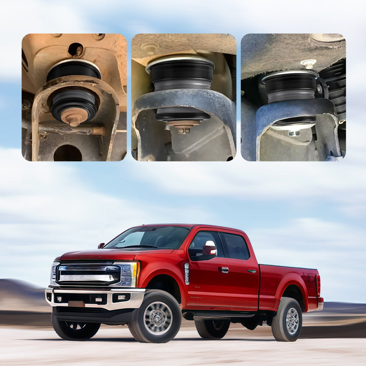 VEVOR Body Mount Bushing Kit, Compatible with 2008-2016 F250 F350 Super Duty, 48 PCS Silicone Body Mount Kit, Quick Replacement, Durable Components for Improving Bumpy Driving Performance, Gray - CSAZCTTJGJ201RFUO001V0 - view 9