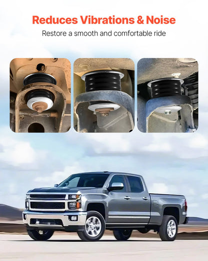 VEVOR Body Mount Bushing Kit, Compatible with 1999-2007 Ford F250 F350, 60 PCS Polyurethane Body Mount Kit, Quick Replacement, Durable Components for Improving Bumpy Driving Performance, Black - CSAZCTTJJAZ1EXPKL001V0 - view 6