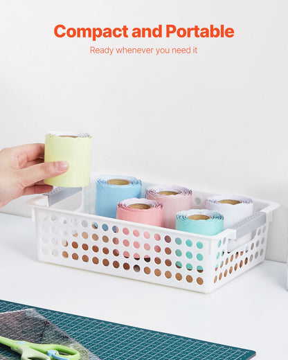 VEVOR Bulletin Board Borders, 6 Rolls 32.8 Feet Scalloped Bulletin Board Borders, Boho Rolled Border Trim with Wavy Line Design, Colorful Pastel Borders for School Classroom Party & Wall Decoration - CSBZBK10M55CMDUHFV0 - view 7