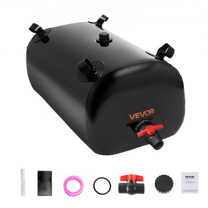 VEVOR Water Storage Bladder, 29.85 Gallon (113L) Water Storage Container Tank, 1000D PVC Thickened Soft Bag Bladder, Collapsible Portable for Garden Irrigation, Camping, RVs, Emergency Use - Black - CSDHSPVCB113E9XVW002V0 - view 2