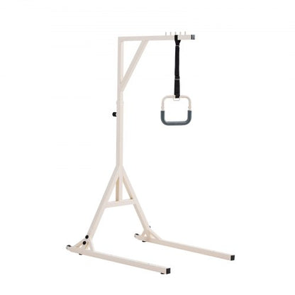VEVOR Trapeze Bar for Bed Mobility, Height-Adjustable Bed Trapeze with 2 Casters, 350LBS Weight Capacity Heavy Duty Pull Up Trapeze Bar with Floor Stand for Elderly, Disabled, Bedridden Patients - CSDJLDXDJSJZTUI9AV0 - view 2