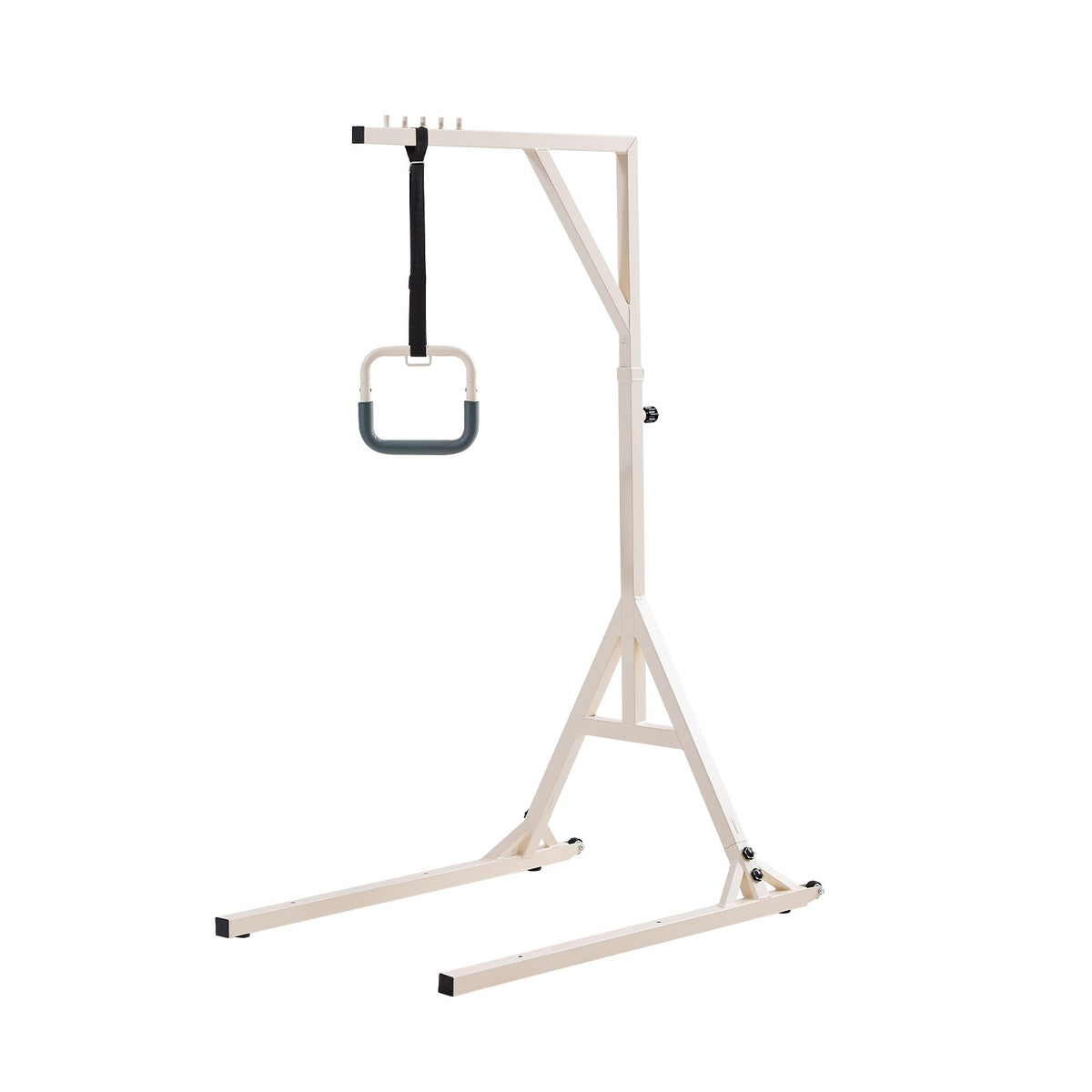 VEVOR Trapeze Bar for Bed Mobility, Height-Adjustable Bed Trapeze with 2 Casters, 350LBS Weight Capacity Heavy Duty Pull Up Trapeze Bar with Floor Stand for Elderly, Disabled, Bedridden Patients - CSDJLDXDJSJZTUI9AV0 - view 10