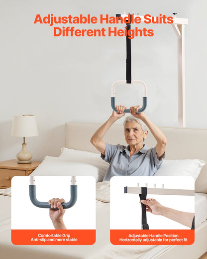 VEVOR Trapeze Bar for Bed Mobility, Heavy-Duty Steel Free Standing Trapeze Bar 250 LBS Weight Capacity, Hospital Bed Pull Up Assist for Elderly & Disabled, Ideal for Hospitals, Nursing Home, Home Care - CSDJLDXDJZGZUND9MV0 - view 5