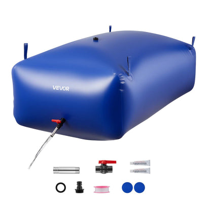 VEVOR Water Storage Bladder 264.2 Gallon Large Capacity Water Bag, Portable & Collapsible Soft Waters Container, Leakproof & Tear-Resistant PVC Emergency Waters Storage Tank for RV Truck & Outdoor Use - CSDLSPVC1000IHFQW001V0 - view 1
