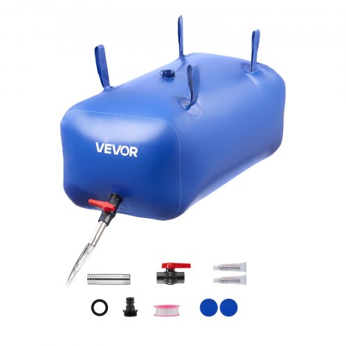 VEVOR Water Storage Bladder 30 Gallon Large Capacity Water Bag, Portable & Collapsible Soft Waters Container, Leakproof & Tear-Resistant PVC Emergency Waters Storage Tank for RV Truck & Outdoor Use - CSDLSPVC113LPS9FD001V0 - view 2