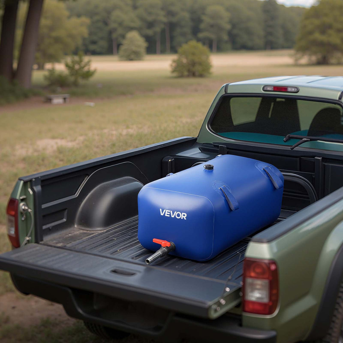 VEVOR Water Storage Bladder 30 Gallon Large Capacity Water Bag, Portable & Collapsible Soft Waters Container, Leakproof & Tear-Resistant PVC Emergency Waters Storage Tank for RV Truck & Outdoor Use - CSDLSPVC113LPS9FD001V0 - view 9