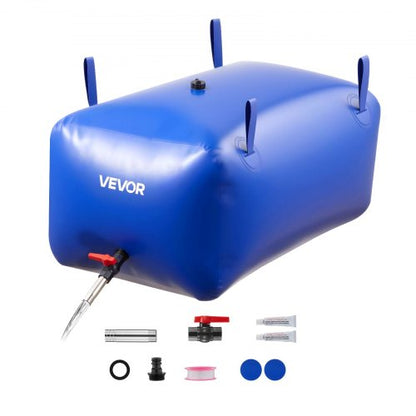VEVOR Water Storage Bladder 63.4 Gallon Large Capacity Water Bag, Portable & Collapsible Soft Waters Container, Leakproof & Tear-Resistant PVC Emergency Waters Storage Tank for RV Truck & Outdoor Use - CSDLSPVC240LSO68O001V0 - view 2