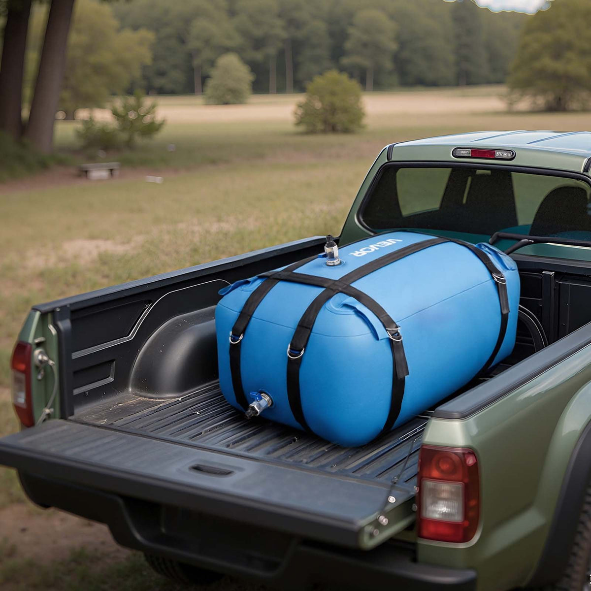 VEVOR Water Storage Bladder, 35 Gallon Large Capacity TPU Soft Water Bag, Portable & Collapsible Water Storage Containers, Leakproof & Wear-Resistant RV Waters Tank for Camping Irrigation Outdoor Use - CSDLSTPU132LYW8X8001V0 - view 9