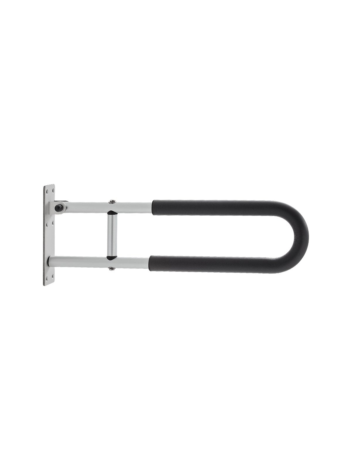 VEVOR Toilet Safety Rail, 23.8 Inch U-Shaped Handicap Grab Bar, Foldable Senior Safety Pole, Flip Up Toilet Grab Bar with Anti-Slip Support Handle, 300 Lb Load Capacity for Elderly, Disabled, Pregnant - CSFSWZTKFZ24OTR5FV0 - view 1