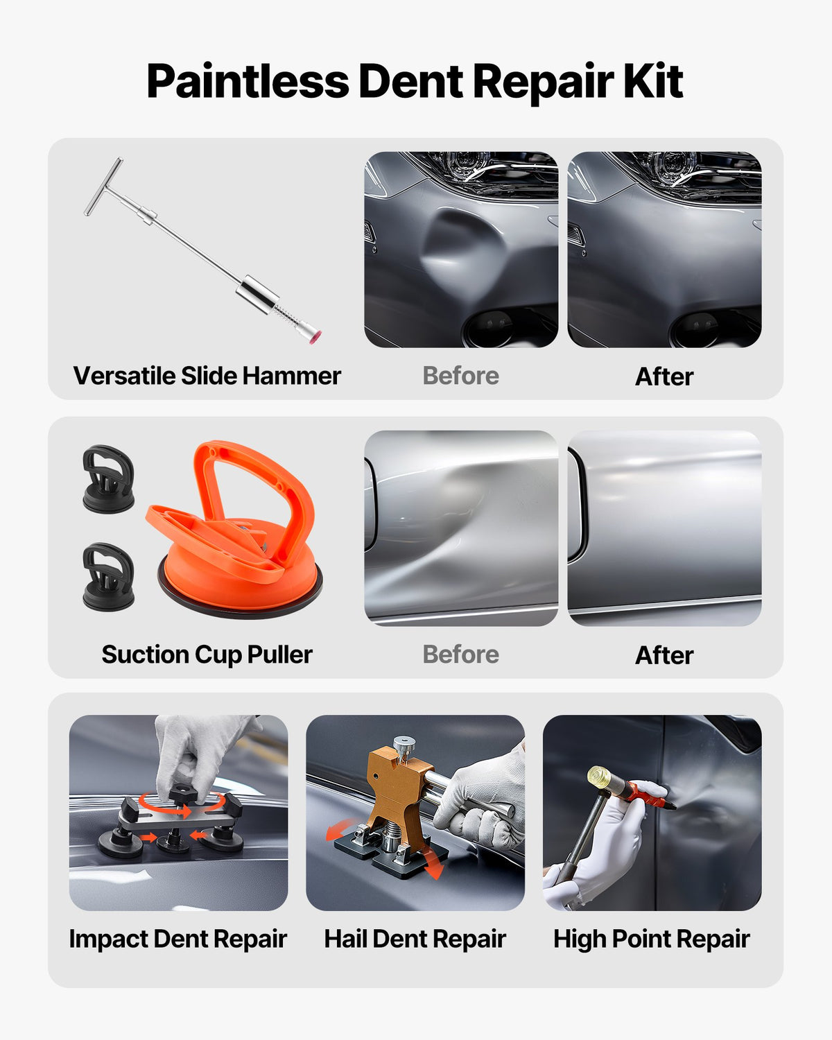 VEVOR Auto Body Dent Puller - Select Your Configuration - CSLBGJSJT1074ARVS001V1 - view 2