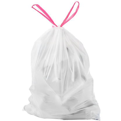 VEVOR Drawstring Trash Bags, 13 Gallon 110 Count Tall Kitchen Trash Bags, Extra Thick Fresh Scent Garbage Bag, Recyclable Bin Bag with Drawstrings, for Home Kitchen, Office, RV and Camping (White) - CSLJD13GALG1DW9XI001V0 - view 10