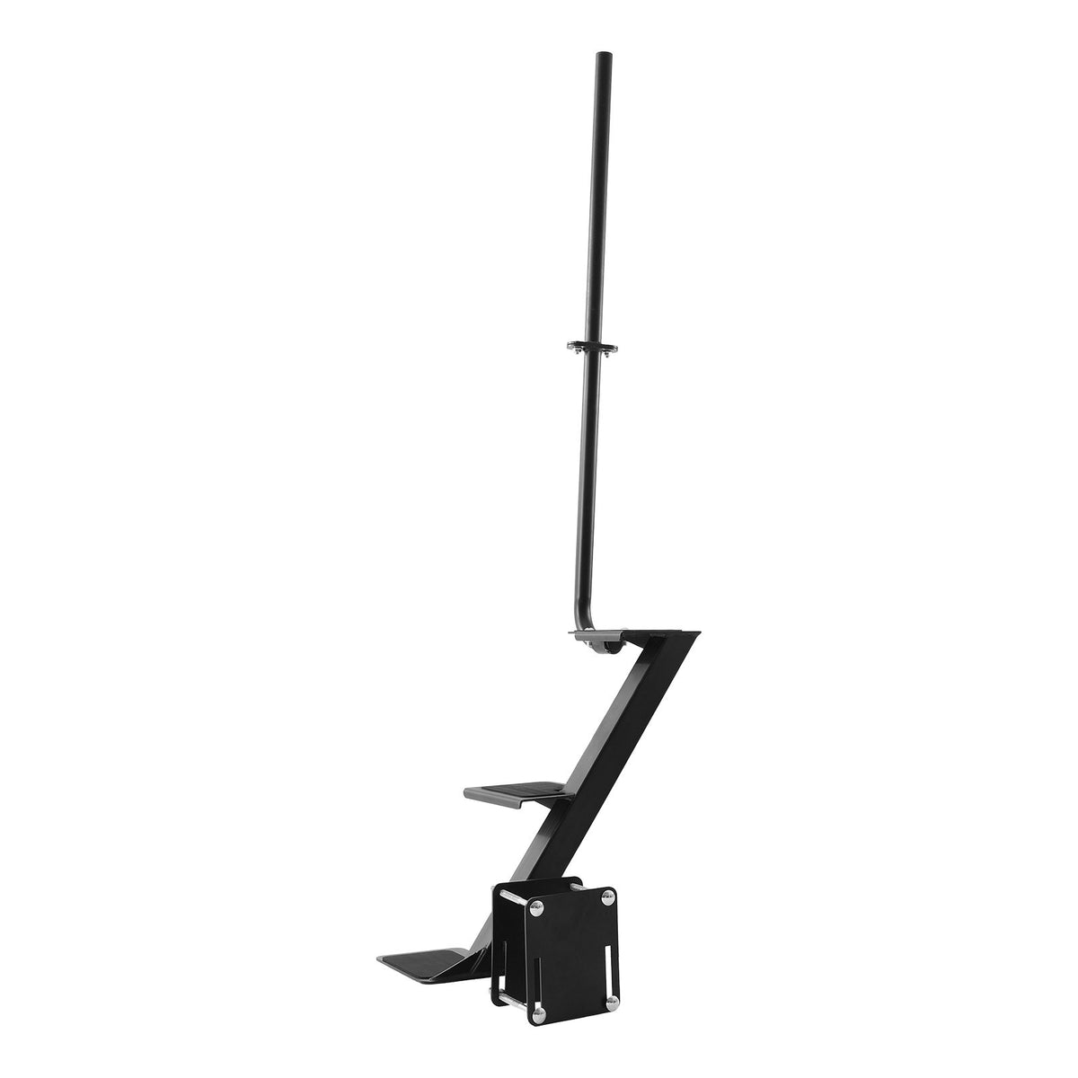 VEVOR Boat Trailer Steps, 3-Step, Heavy-Duty Boat Trailer Steps with Handle, Non-Slip Surface, 3 Mounting Angle Options, Carbon Steel Ladder Suitable for 3" x 3"/3" x 5"/4" x 4" Frame, Side Mounting - CTCBTSJBTCMAFGE6A001V0 - view 10