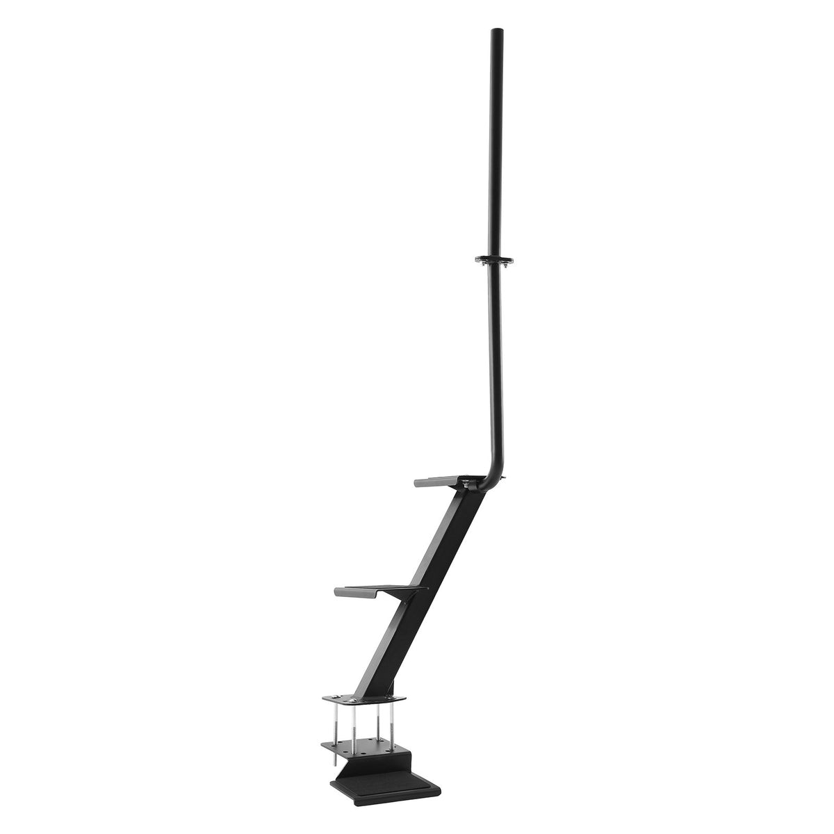 VEVOR Boat Trailer Steps, 3-Step, Heavy-Duty Boat Trailer Steps with Handle, Non-Slip Surface, 3 Mounting Angle Options, Carbon Steel Ladder Suitable for 3" x 3"/3" x 5"/4" x 4" Frame, Bottom Mounting - CTCBTSJBTDBAQLH5A001V0 - view 10