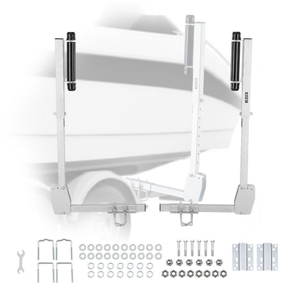 VEVOR Boat Trailer Guides, 27.6-41.3 in Height Adjustable Trailers Guide, 2PCS Thickened High-Duty Trailer Guide-Ons with Smooth Roller Guidance, for Over 16 in Larger Fishing Boats, Runabout Boats - CTCDGCK28740138GT001V0 - view 1