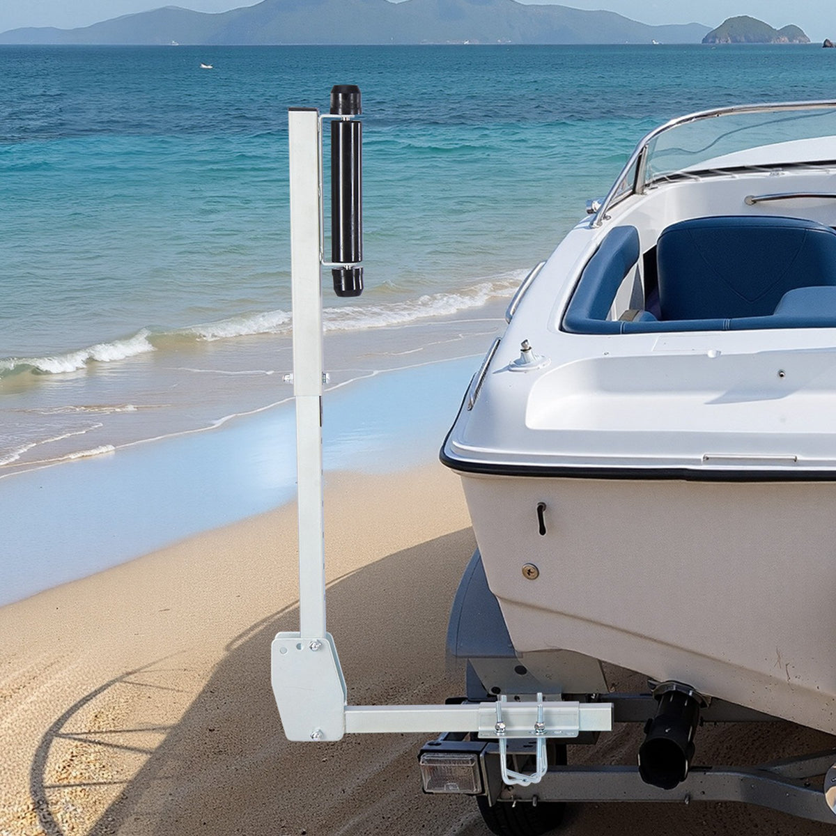 VEVOR Boat Trailer Guides, 27.6-41.3 in Height Adjustable Trailers Guide, 2PCS Thickened High-Duty Trailer Guide-Ons with Smooth Roller Guidance, for Over 16 in Larger Fishing Boats, Runabout Boats - CTCDGCK28740138GT001V0 - view 9