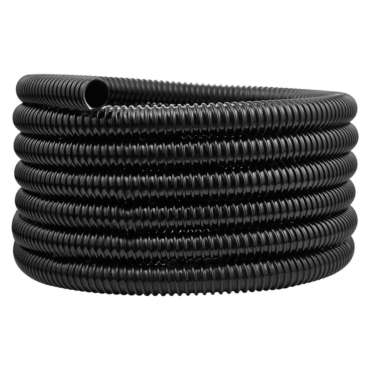 VEVOR 21 ft Corrugated Pond Tubing, 1 inch Inner Diameter, Flexible PVC Hose, Black Drain Pipe, Plastic Corrugated Water Tubing for Pond, Pump, Fountain, Garden, Swimming Pools, Filters, (1 pcs) - CTPSGD1INCH013LH2001V0 - view 10