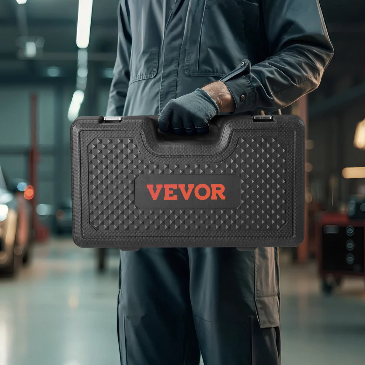 VEVOR Pull and Press Sleeve Kit, 26 PCS, Steel Bush Removal Insertion Sleeve Tools with Carrying Case, Compatible with LCV and HGV Engines, for Removing and Installing Bushings, Bearings, and Seals - CTQCQTZ26JT0E8TU9002V0 - view 9