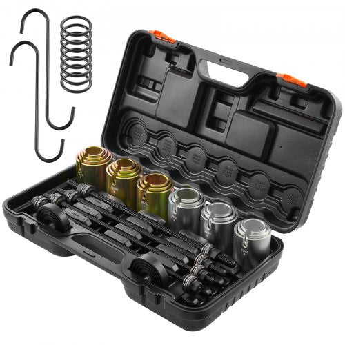 VEVOR 26 PCS Pull and Press Sleeve Kit, Steel Bush Bearing Removal and Installation Set, Bush Removal Insertion Sleeve Tools with Carrying Case, Multi-Vehicle Compatibility for LCV and HGV Engines - CTQCQTZ26JT0E8TU9V0 - view 2