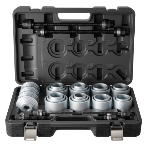 VEVOR Pull and Press Sleeve Kit, 28 PCS, Steel Bush Removal Insertion Sleeve Tools with Carrying Case, Compatible with LCV and HGV Engines, for Removing and Installing Bushings, Bearings, and Seals - CTQCQTZ28JT0QWLD0002V0 - view 2