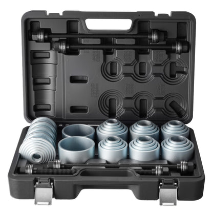 VEVOR Pull and Press Sleeve Kit, 36 PCS, Steel Bush Removal Insertion Sleeve Tools with Carrying Case, Compatible with LCV and HGV Engines, for Removing and Installing Bushings, Bearings, and Seals - CTQCQTZ36JT0JI3U0002V0 - view 1