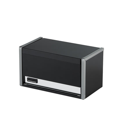 VEVOR Metal Tool Box, 8.6-inch, Portable Metal Tool Box with 3 Drawers, Small Tool Chest with EVA Liners and PP Feet Pads, Heavy-Duty Steel With Ball Bearing Opening and Powder Coated Finish, Black - CTSBXSGJX86IACUDAV0 - view 10