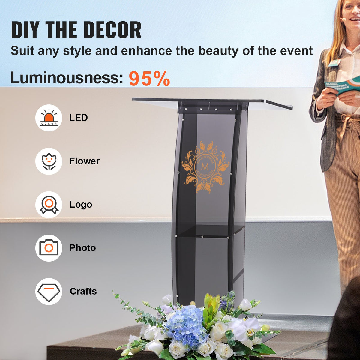 VEVOR Lecterns - Select Your Configuration - CTSJTHSTMYK47UDDCV0 - view 3