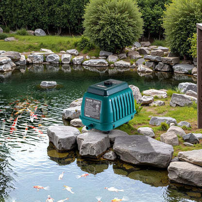VEVOR Linear Air Pump, 2219.04 GPH Air Flow, Septic Aerator Pump, Aeration System for 11 ft Deep Ponds, Fit for Septic Tanks, Aquariums, Waste Treatment, Seafood Restaurants, Fish Farms, Hydroponics - CTXXPQB100W1R1ILA001V1 - view 9