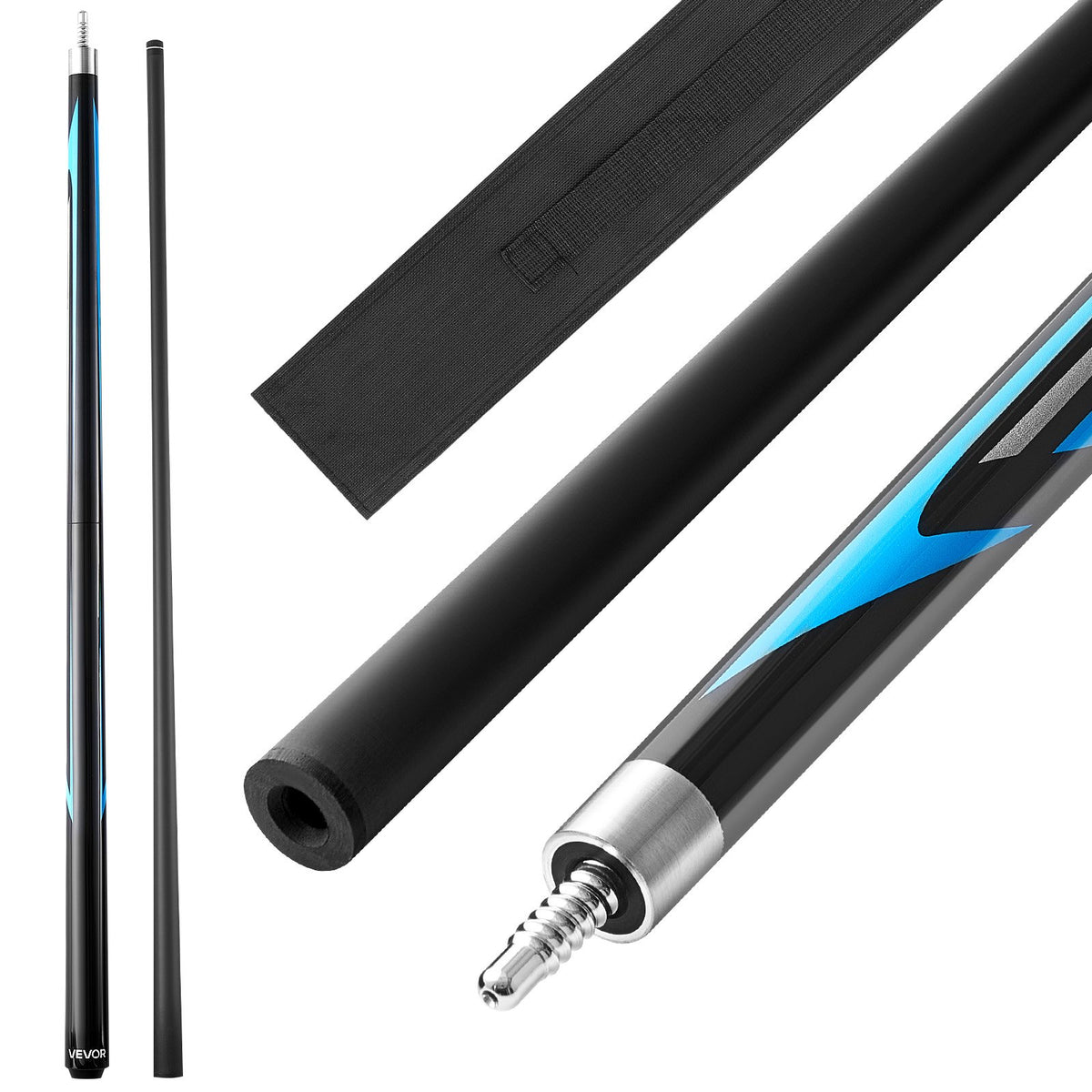 VEVOR Pool Cue, 1 Piece Jump Break Cue, 58 inch & 19.5 oz Break Cues Pool Stick, Breaks Stick with Carbon Fiber Shaft & Maple Cues Butt, Heavy Hitter Breaks Jump Billiard Cue for Adult, Home, Office - CTYTGCTYTG58X9VOL001V0 - view 1