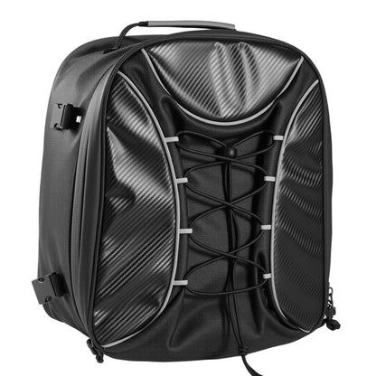 VEVOR Motorcycle Tail Bag, 22-34 L Expandable Motorcycle Rear Seat Bag with Waterproof Rain Cover, Outdoor Sports Motorbike Luggage Storage Backpack Handbag with Straps, Pocket & Elastic Cord, Black - CWBBL2234L00QOB5J001V0 - view 10