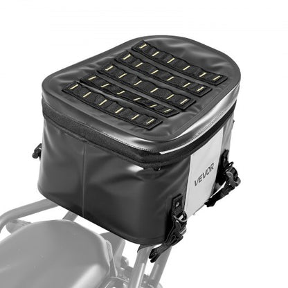 VEVOR Motorcycle Tail Bag, 28 L Motorcycle Rear Seat Bag with Waterproof Fabric, Outdoor Sports Motorbike Luggage Storage Trunk Handbag with Pocket & Adjustable Buckle, Universal Fit Rear Racks, Black - CWBBL28L0000RA1NG001V0 - view 2