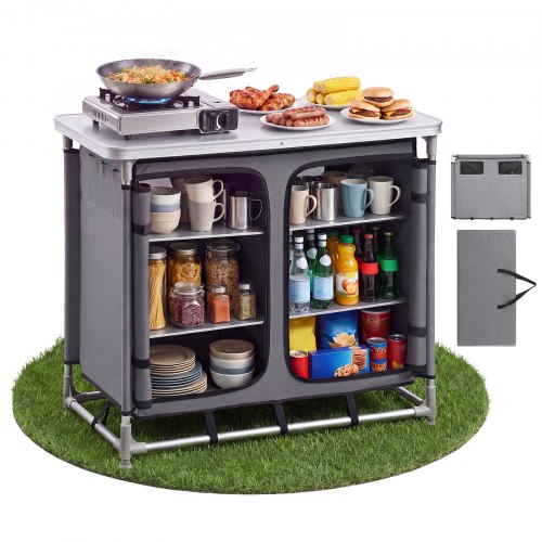 VEVOR Outdoor Camping Kitchen - Select Your Configuration - CWJKYDCFCZSL247AM001V0 - view 1