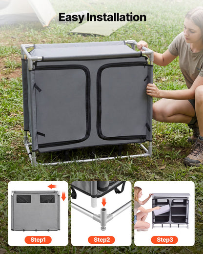 VEVOR Outdoor Camping Kitchen - Select Your Configuration - CWJKYDCFCZSL247AM001V0 - view 3
