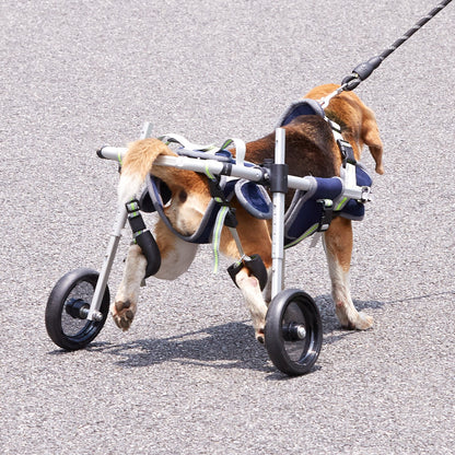 VEVOR 2 Wheels Dog Wheelchair for Back Legs, Pet Wheelchair Lightweight & Adjustable Assisting in Healing,  Dog Cart/Wheelchair for Injured, Disabled, Paralysis, Hind Limb Weak Pet(S) - CWLYLLSLLSXHJR1J3V0 - view 9