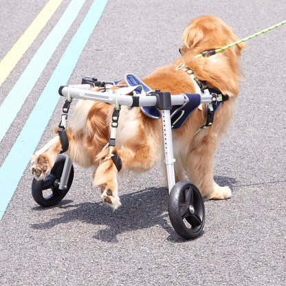 VEVOR 2 Wheels Dog Wheelchair for Back Legs, Pet Wheelchair Lightweight & Adjustable Assisting in Healing,  Dog Cart/Wheelchair for Injured, Disabled, Paralysis, Hind Limb Weak Pet(M) - CWLYLLSLLSZHTMYXJV0 - view 9