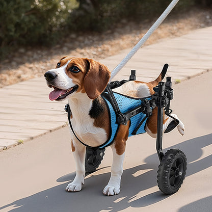 VEVOR Dog Wheelchair for Back Legs, Adjustable 2 Wheels Pet Wheelchair, Lightweight  Dog Cart with Shock-Absorbing Wheels, Mobility Support Wheel Chair for Disabled Injured Dogs up to 22lbs, Small - CWLYLLSXHSLLCWMCK001V0 - view 9
