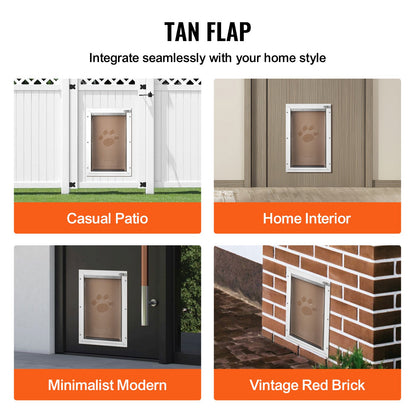 VEVOR Pet Door Replacement Flap, Compatible with VEVOR Flap Pet Doors, Measures 8.25" x 12.25" Longer Lasting, Weather-proof, Thickened PVC Dog Door Replacement Flap with Long Magnetic Strip (Medium) - CWMTHFGMMPVCO59Y8V0 - view 7