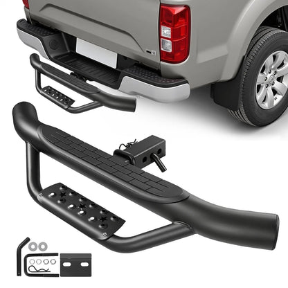 VEVOR Hitch Step for 2 Inch Receiver, Universal Rear Bumper Guard Protector with 350 LBS Load Capacity, Strong Mild Steel Construction with Pin Kit and Stabilizer, Fit for Truck, SUV, Pickup, Trailer - CWTBGSCYGZK2YJ3ON001V0 - view 1