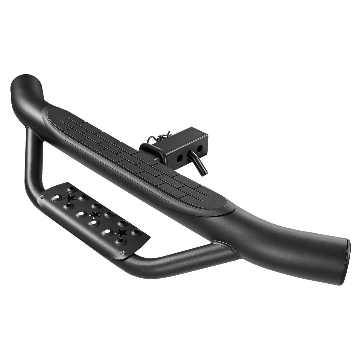 VEVOR Hitch Step for 2 Inch Receiver, Universal Rear Bumper Guard Protector with 350 LBS Load Capacity, Strong Mild Steel Construction with Pin Kit and Stabilizer, Fit for Truck, SUV, Pickup, Trailer - CWTBGSCYGZK2YJ3ON001V0 - view 10
