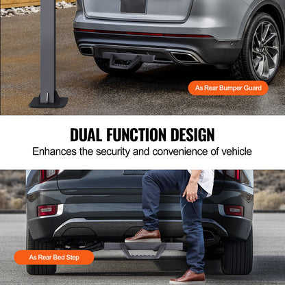 VEVOR Hitch Step for 2 Inch Receiver, Strong Steel Construction with 300 LBS Load Capacity, Rear Bumper Guard Protector with Pin Lock and Stabilizer, Universal Fit for Truck, SUV, Pickup, Trailer - CWTBGSCYXGZKV34OCV0 - view 4